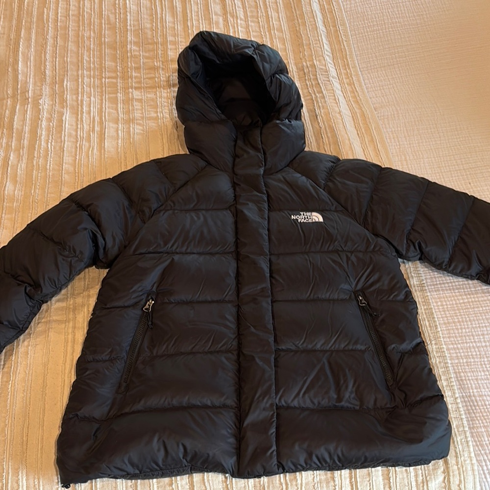 The North Face Black Puffer Jacket Insulated Quilted Design